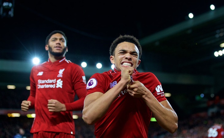 Pemain muda Liverpool Joe Gomez dan Trent Alexander Arnold