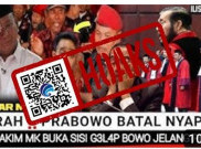 [HOAKS atau FAKTA]: Prabowo Batal Nyapres Setelah Anwar Usman Dipecat
