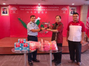 Gerak Cepat, INTI Serahkan Bantuan Penanganan COVID-19 kepada Kopassus dan KoopsAU 1