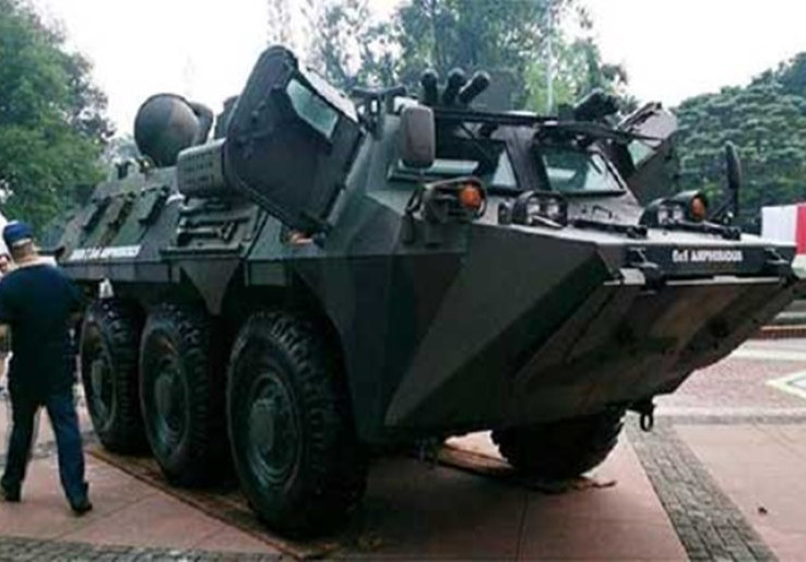 Panser Anoa 2 APC Terbaru Produksi PT Pindad Dipamerkan di IBD Expo 2018