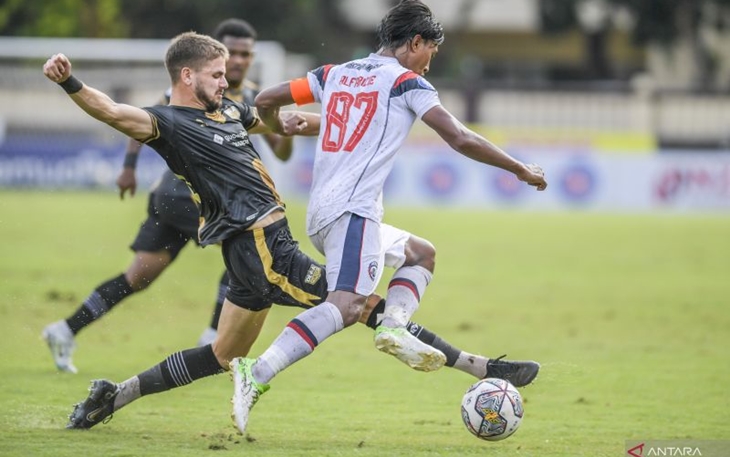 Dewa United FC Bawa 1 Poin pada Laga Tandang Vs Arema FC