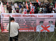 Aksi Unjuk Rasa KIM-Indonesia Desak KPK Usut Dugaan Korupsi Bupati Banggai