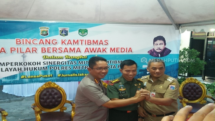 Jelang Hari Raya, Tiga Pilar Jakpus Tangkal Bentrokan SOTR