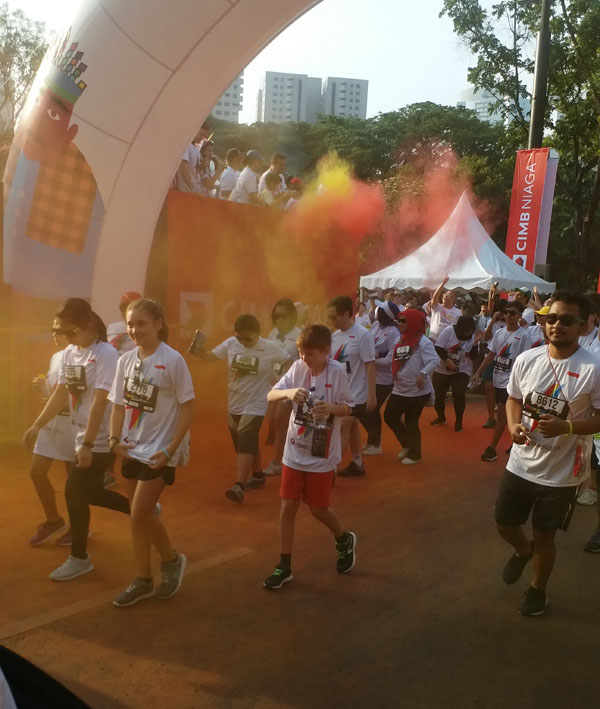 the color run