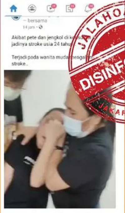 Tangkapan layar hoaks. (Foto: Antara)