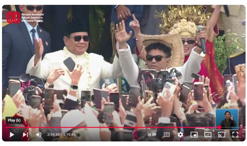 Lirik Tabola Bale Yang Bikin Istana Bergoyang Saat Upacara HUT ke-80 RI