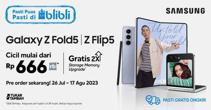 Cara Pre-Order Samsung Galaxy Z Fold 5 dan Z Flip 5
