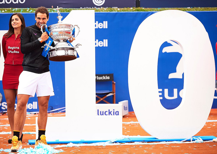 Rafael Nadal Rebut Gelar Juara Barcelona Terbuka ke-10 Kalinya