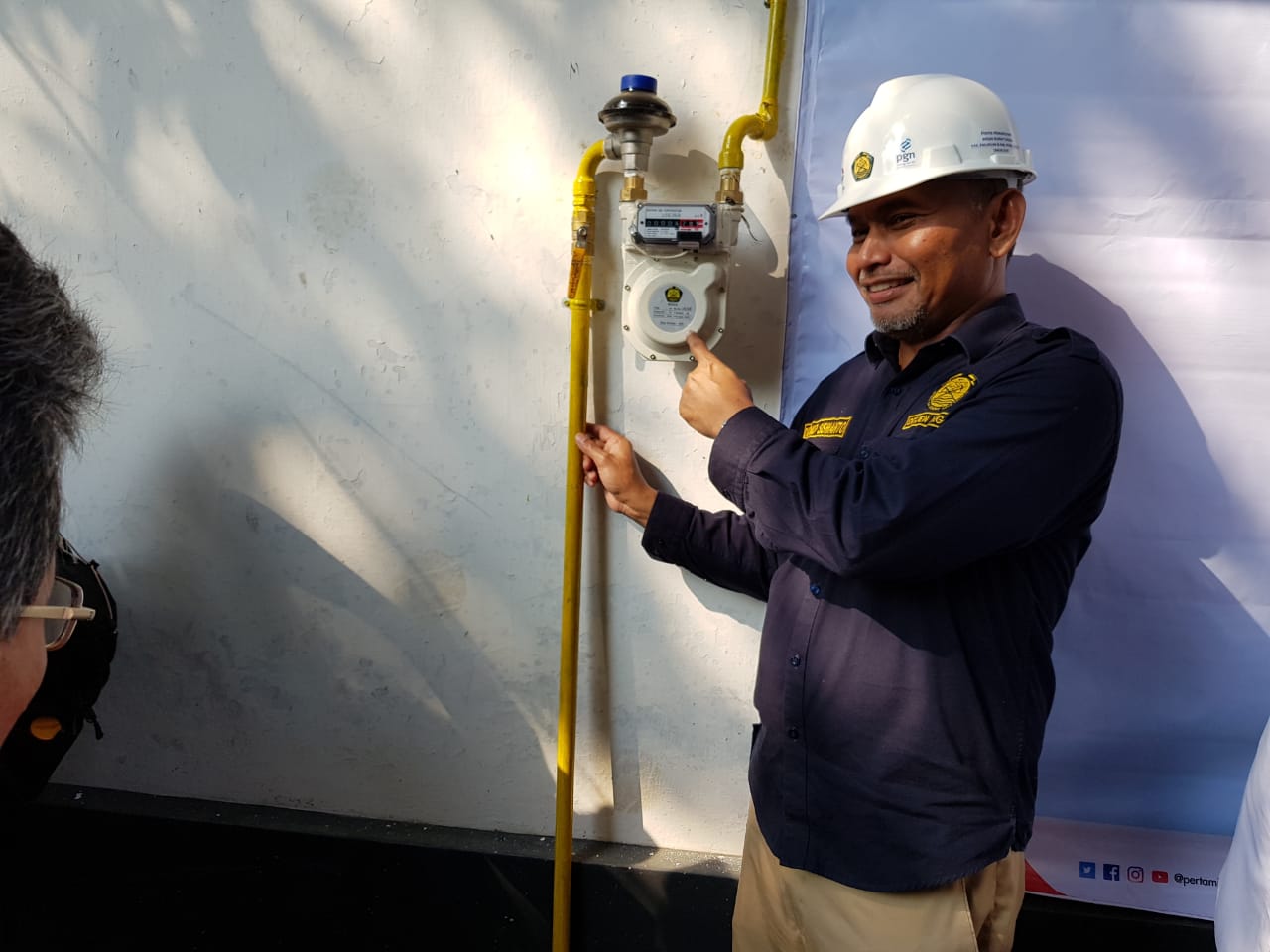 Jarinan gas rumah tangga. (Foto: Kementerian ESDM)