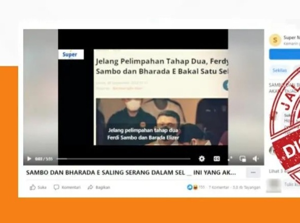 [HOAKS atau FAKTA]: Ferdy Sambo Saling Serang di Tahanan dengan Bharada E