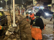 Pemprov DKI Bersihkan 18,72 Ton Sampah dari Demo di Sekitar Gedung DPR