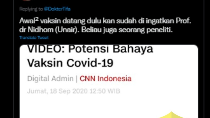 [HOAKS atau FAKTA]: Virus Jadi Makin Ganas Setelah Divaksin COVID-19