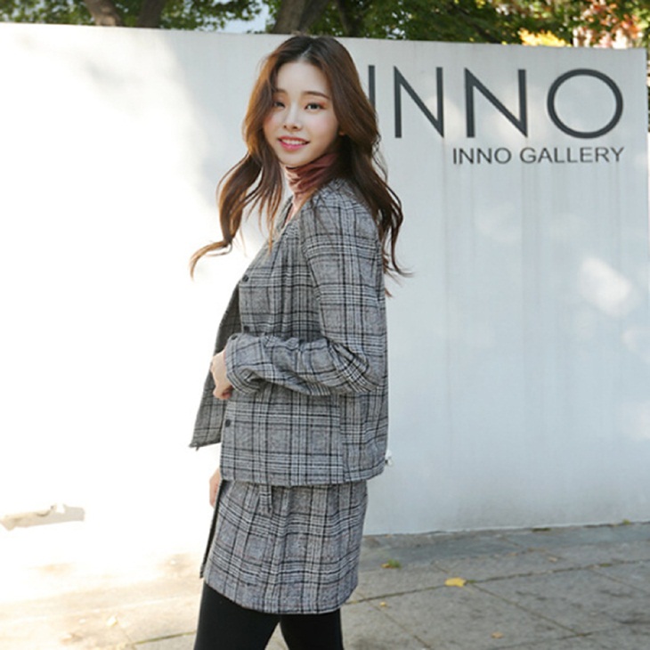 Checkered cocok dijadikan pakaian kerja yang cantik. (Foto: istyle.id)