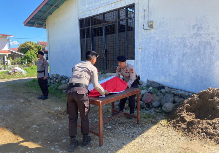 Gugur saat Bertugas, Anjing K-9 Polda Riau Mati dalam Pencarian Korban Bencana Alam di Agam, Sumbar