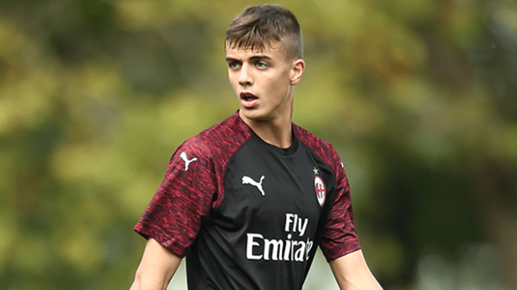 Daniel Maldini. (Twitter AC Milan)