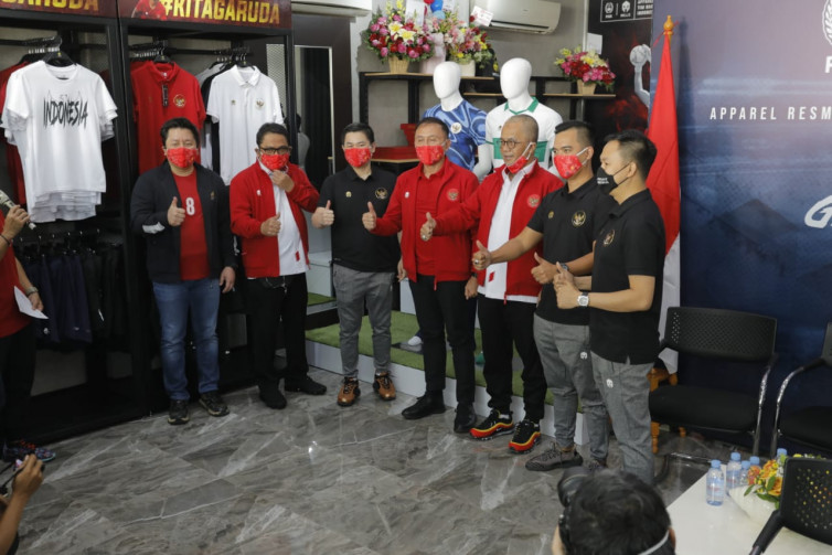 Launching Jersey Timnas Indonesia. (BolaSkor.com/Rizki Fitrianto)