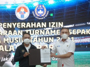 Surat Izin Turnamen Piala Menpora 2021 Diserahkan ke PSSI