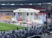 Lyodra Ginting Nyanyikan Pujian pada Misa Pontifikal di GBK