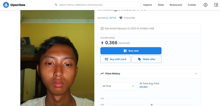 Foto Selfie NFT Ghozali Everyday Viral, Warganet Kebingungan