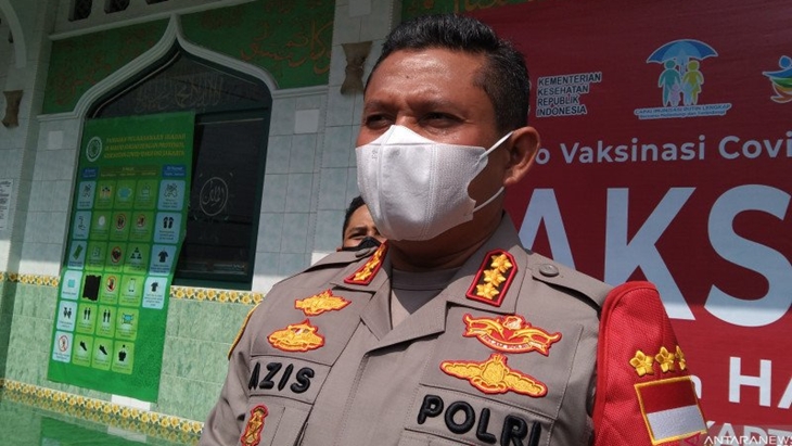Kepala Polres Jakarta Metro Jakarta Selatan Komisaris Besar Polisi Azis Andriansyah (ANTARA/Dewa Wiguna)