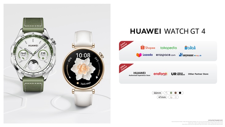 Huawei Watch GT 4 Resmi Hadir di Indonesia