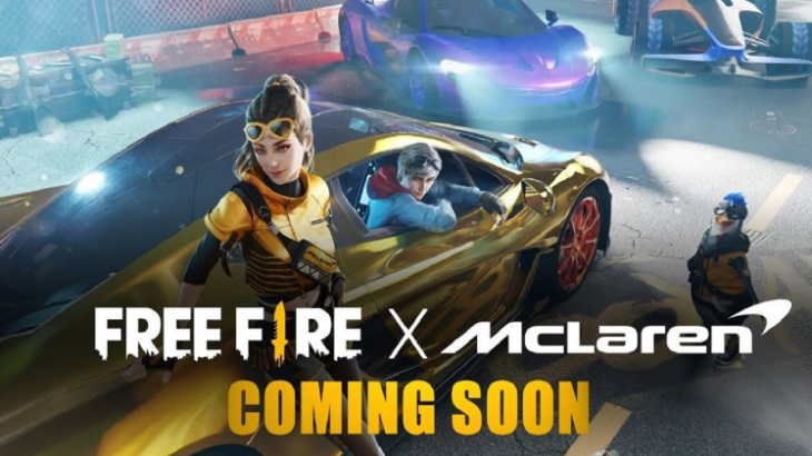 Free Fire Hadirkan Konten Terbaru Bersama McLaren