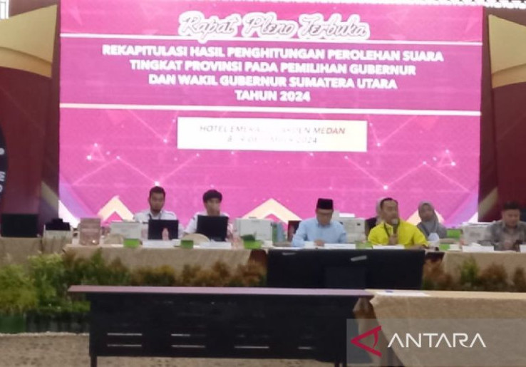 KPU Sumut Tetapkan Paslon Bobby-Surya Unggul di Pilkada dengan 3.645.611 Suara