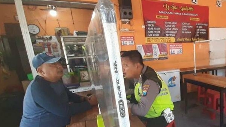 Langgar Protokol Kesehatan, Kantin Polrestabes Surabaya Ditutup