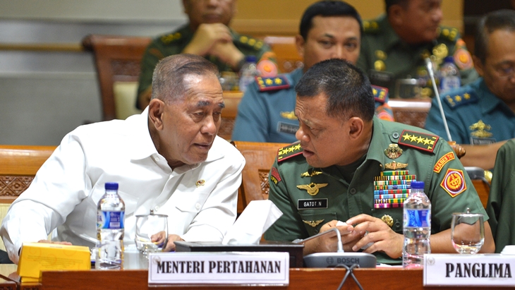 Janji Menhan Lihat Banyak Tank Tua Milik Marinir