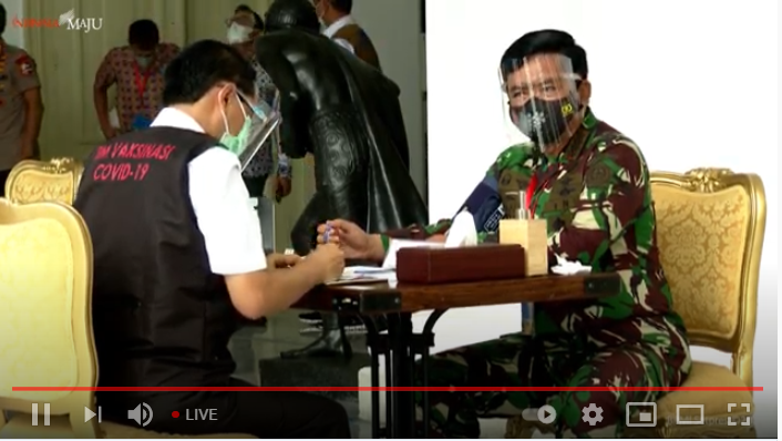 [Hoaks atau Fakta]: Vaksinasi COVID-19 Lemahkan Prajurit TNI