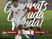 Indonesia Kalahkan Timor Leste dengan Skor 3-1
