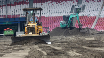 Menilik Revitalisasi Lapangan Stadion Utama Gelora Bung Karno Jakarta