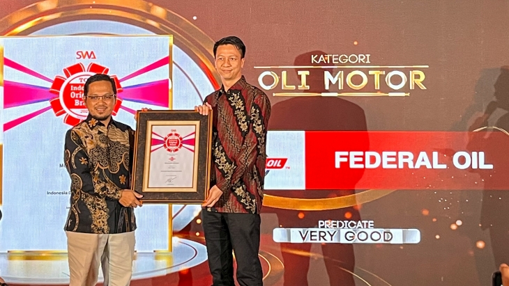 Federal Oil Kembali Raih Indonesia Original Brand Award di 2023