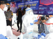 Menhub Budi Tinjau Pelaksanaan Rapid Test Antigen di Terminal Kampung Rambutan