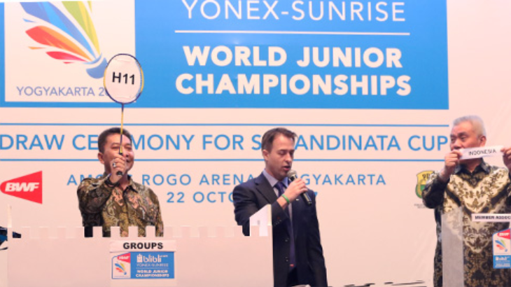 Hasil Drawing Beregu Kejuaraan Dunia Junior 2017