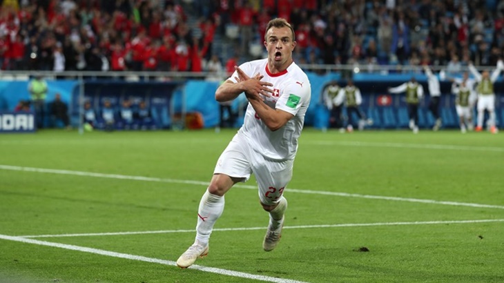 Pecundangi Serbia, Swiss Jaga Asa Bertahan di Piala Dunia 2018