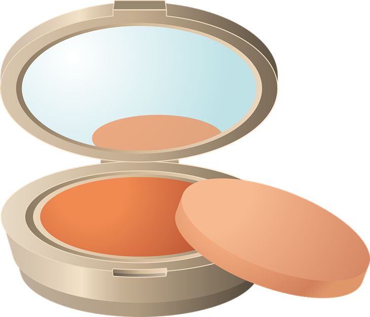 Bedak antisebum agar wajah tak berminyak. (Foto: Pixabay/OpenClipart-Vectors)