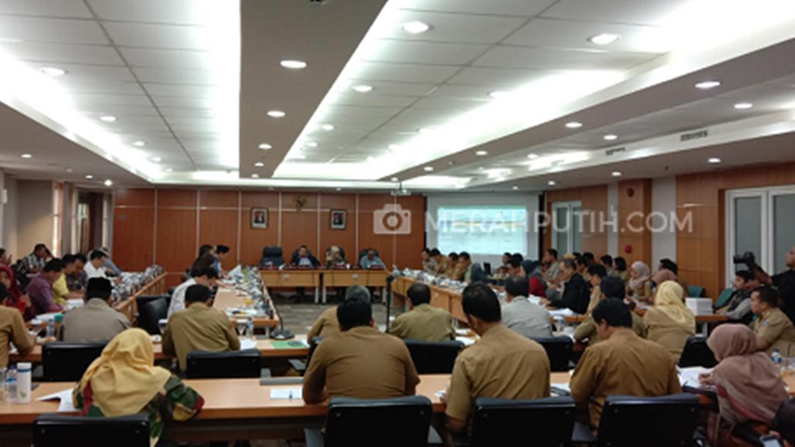 Pembahasan (KUA-PPAS) tahun 2020 di komisi D lantai 1 gedung DPRD, Jakarta Pusat, Selasa (5/11) (MP/Asropih)