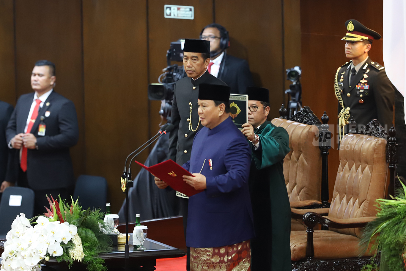 Pelantikan dan Sumpah Jabatan Presiden ke-8 Prabowo Subianto 