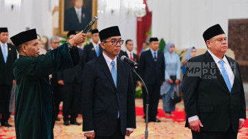 Presiden Prabowo Lantik Mendiktisaintek dan Tiga Kepala Lembaga Negara