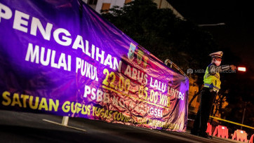 Cegah Penyebaran COVID-19 di Tangerang Selatan, Polisi Buat Pengalihan Arus Lalu Lintas