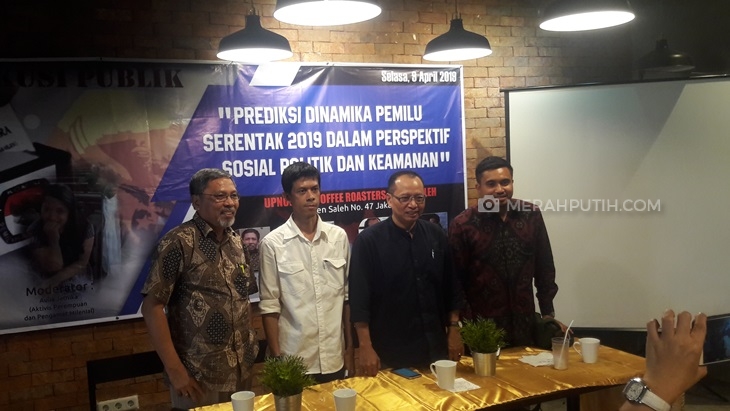 Diskusi jelang pemilu 2019. (MP/Kanugrahan)