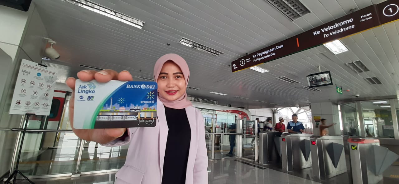 Permudah Penumpang LRT, Bank DKI Dorong Transaksi Non Tunai JakCard