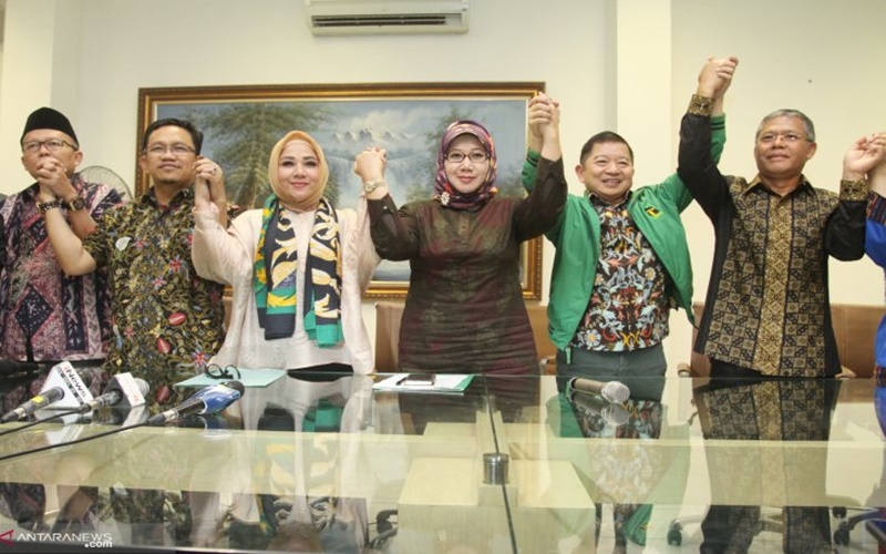 Suharso Monoarfa bersama pengurus pusat PPP