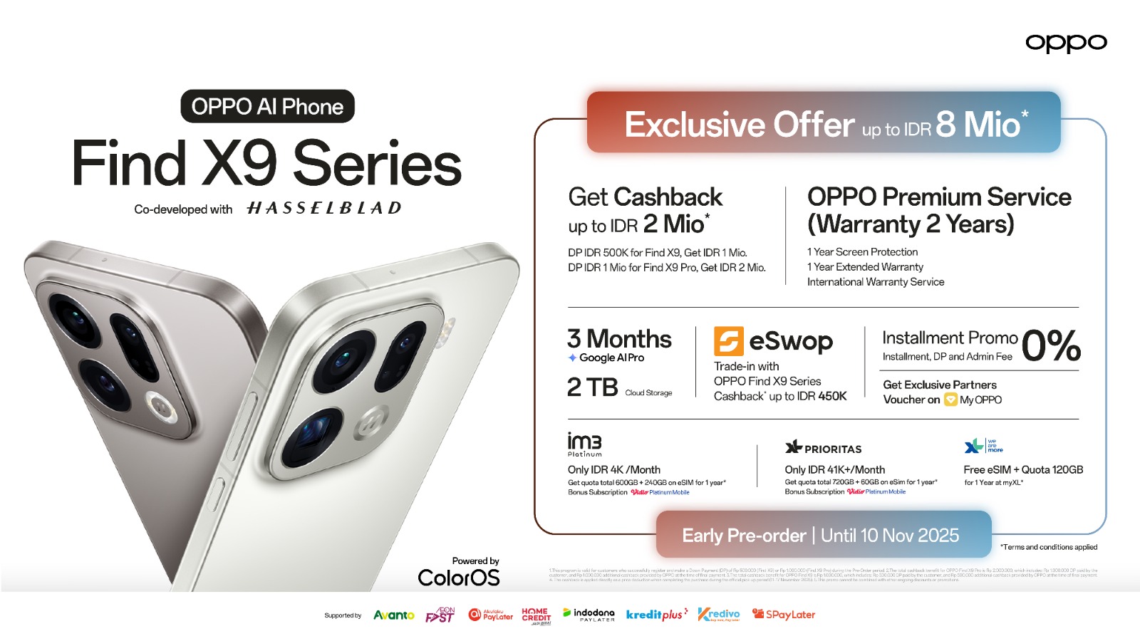 OPPO Find X9 Series Segera Rilis di Indonesia, Sudah Bisa Dipesan dari Sekarang!