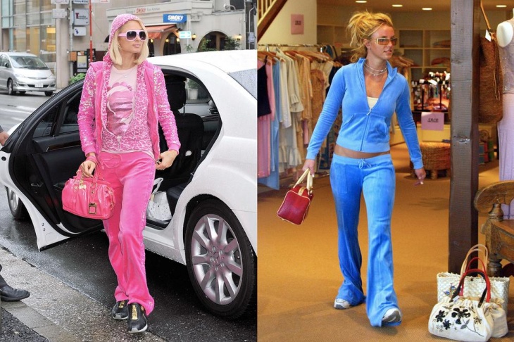 Velour Tracksuits oleh Paris Hilton dan Britney Spears. (Foto Hypebae) .jpg