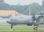 TNI AU Kedatangan 5 Pesawat Super Hercules Teranyar 