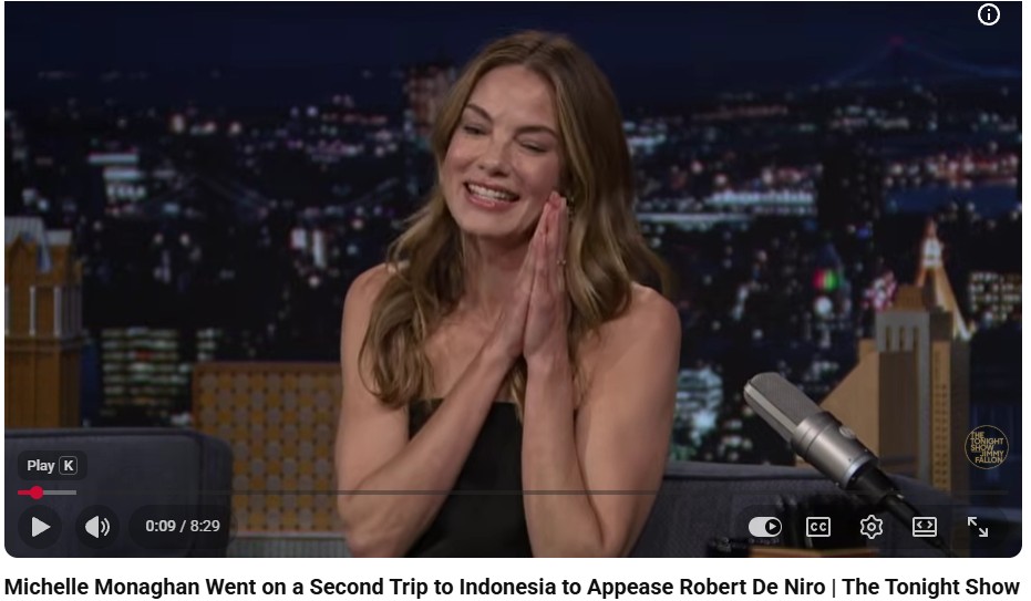 Michelle Monaghan Takjub Pertama Kali Lihat Komodo Saat Perjalanannya ke Indonesia