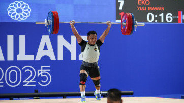 SEA Games 2025 Thailand: Lifter Eko Yuli Irawan Raih Medali Perunggu Kelas 65kg Putra