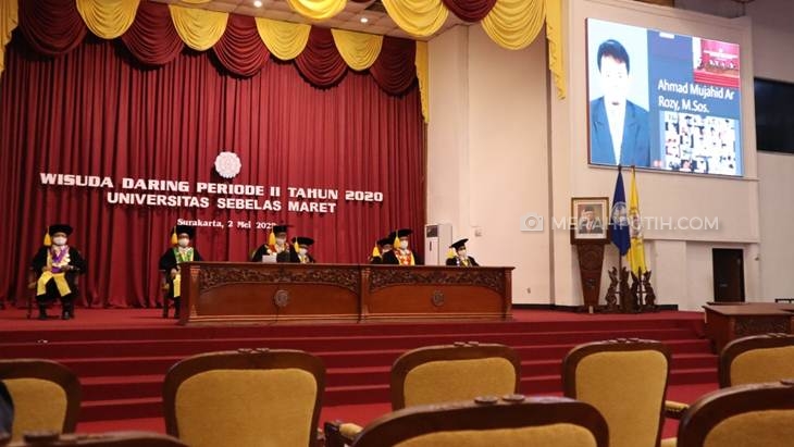 Imbas COVID-19, UNS Surakarta Wisuda Ratusan Mahasiswa Secara Daring